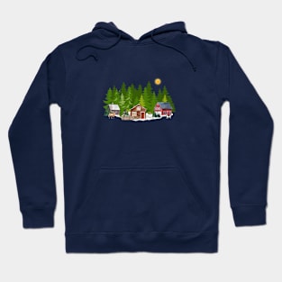 Peaceful Farm With Some Animals Hoodie